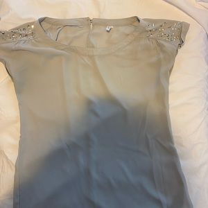 Light gray blouse